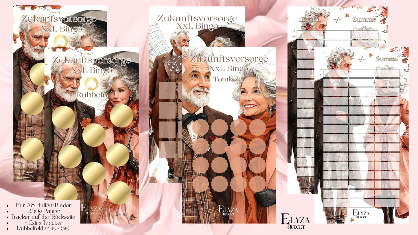 Dreier Klappkarte Zukunftsvorsorge XXL BINGO