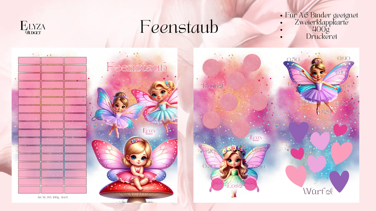 Zweier klappkarte Feenstaub