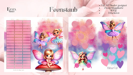 Zweier klappkarte Feenstaub