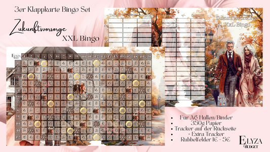 Dreier Klappkarte Zukunftsvorsorge XXL BINGO