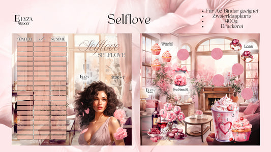 Zweier klappkarte Selflove