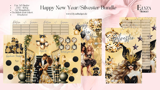 Happy New Year + Silvester Deckblatt Bundle