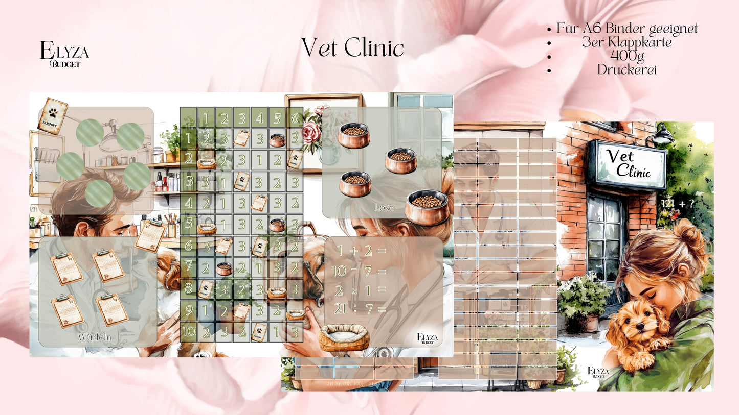 Dreier Klappkarte Vet Clinic